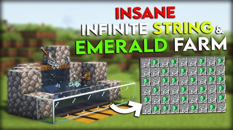 Infinite String And Emerald Farm Tutorial For Minecraft 1 19 4 WORKING