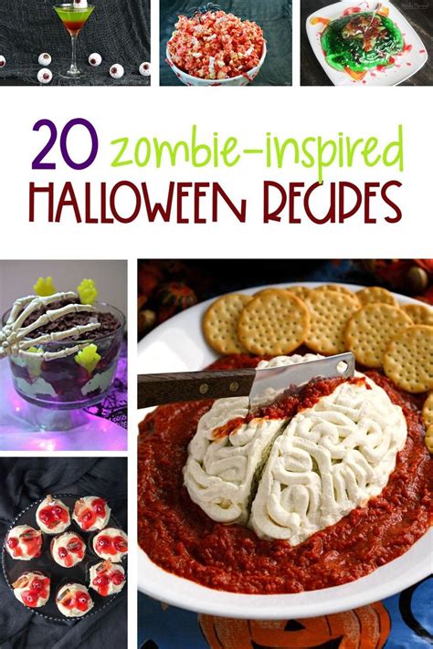 20 Halloween Zombie Recipes Zombie Food Halloween Food For Party