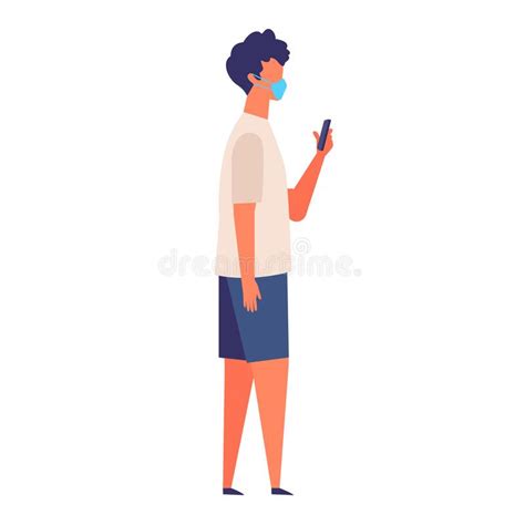 Texting Walking Stock Illustrations 438 Texting Walking Stock