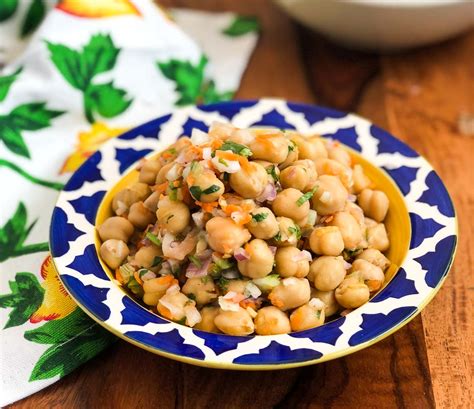 Chatpata Kabuli Chana Salad Chickpea Salad Recipe By Archana S Kitchen