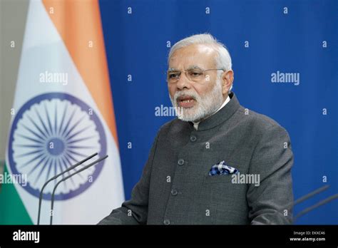 Berlin, Germany. 14th Apr, 2015. Indian prime minister Narendra Modi ...