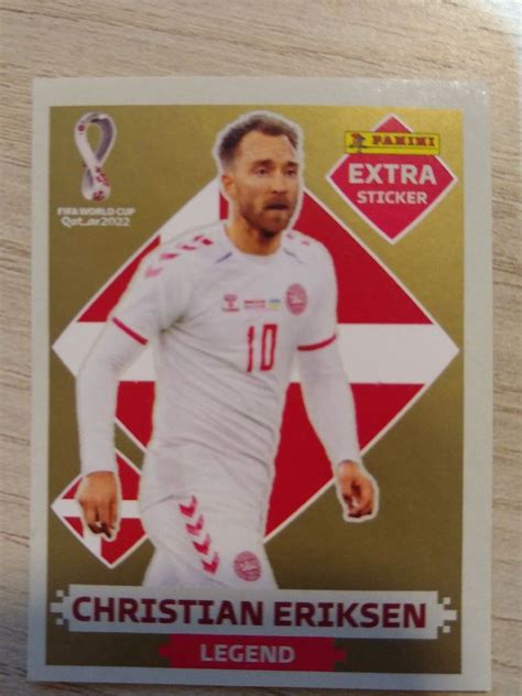 Figurinha Christian Eriksen Ouro Panini Item De Papelaria Panini