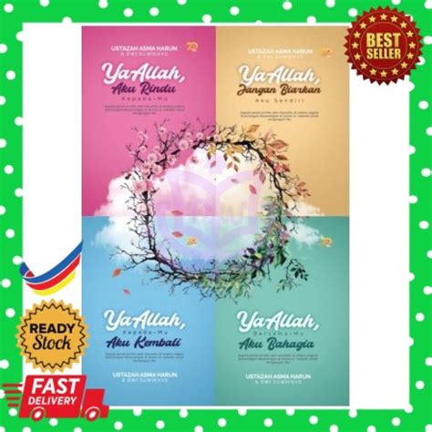 Combo Set Kembara Menuju Allah Ustazah Asma Harun Buku Agama