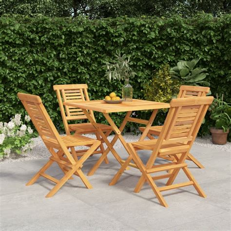 Ensemble D Ner De Jardin Pcs Mobilier De Salle Manger Bois De