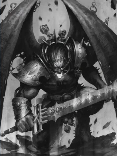 Deamon Prince Angron Warhammer 40k Vs Daemon Primarch Fulgrim