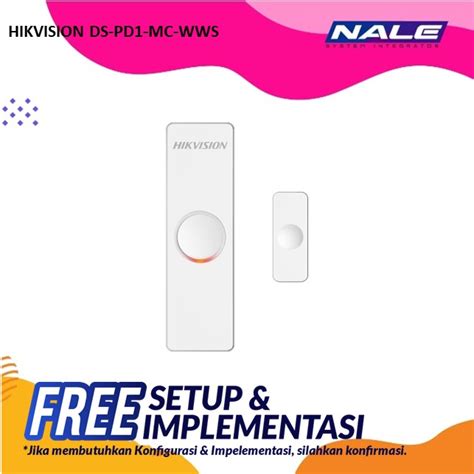 Jual Hikvision Wireless Magnetic Contact Ds Pd Mc Wws Azolla