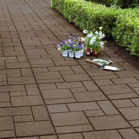 Heavyweight Recycled Rubber Pavers Cobblestone 18 X 18in Discontinued