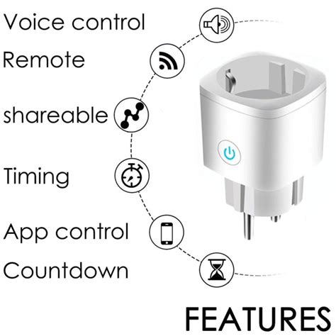 Smart Plug Wifi Socket A Power Monitor Eu Plug C Grandado