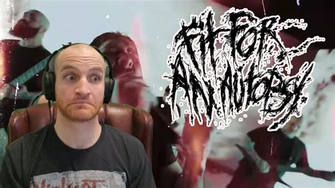 Fit For An Autopsy In Shadows Reaction Review Youtube