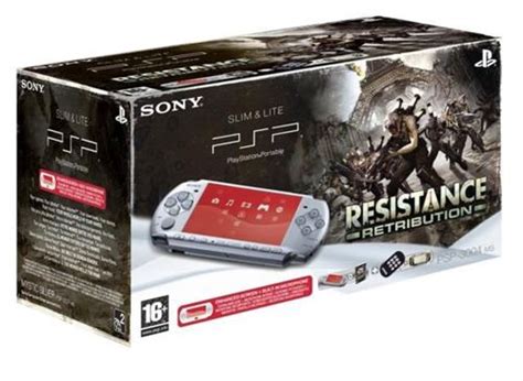 Console Sony Psp 3000 Slim And Lite Argent Resistance Retribution