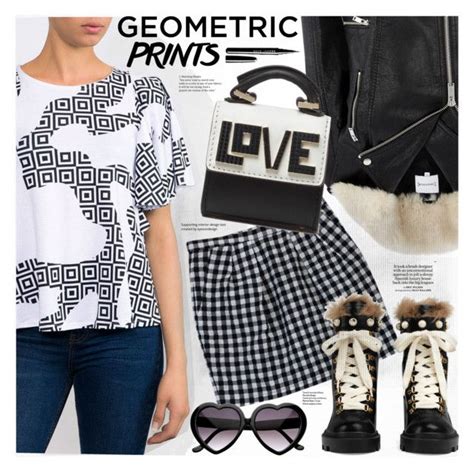 Geometric Print Top | Clothes design, Tops, Print tops