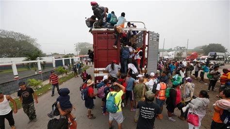 Migrant Caravan Embarks On Route Of Death Through Mexico