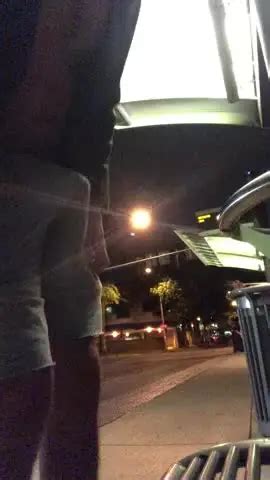 Getting Naked At The Bus Stop Scrolller