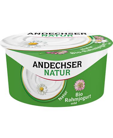 Bio Rahmjogurt Mild Natur Fett G Andechser Natur