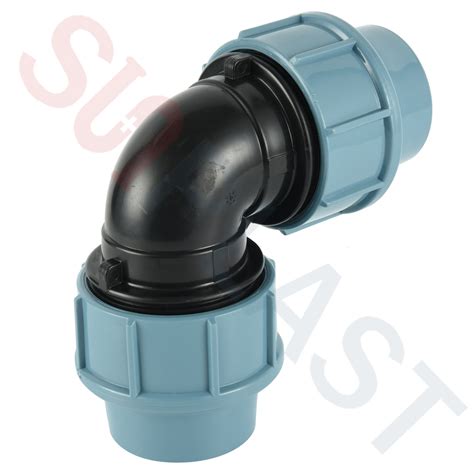 Ifan High Pressure Hdpe Pipe Connector Elbow Hdpe Compression Pp Ellbow 20 110mm Hdpe