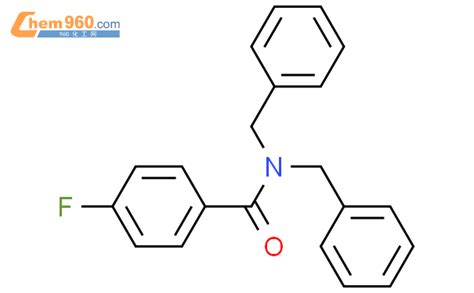 88229 29 2 Benzamide 4 fluoro N N bis phenylmethyl 化学式结构式分子式mol