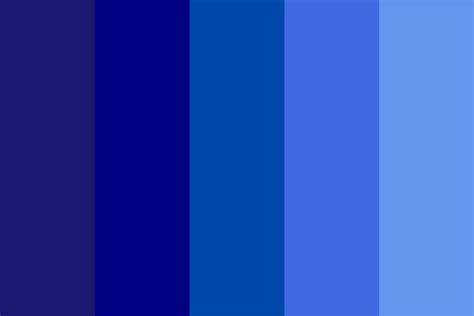 Midnight Blue Cornflower Color Palette