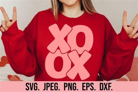 Xoxo Svg Hugs And Kisses Graphic By Happyheartdigital · Creative Fabrica