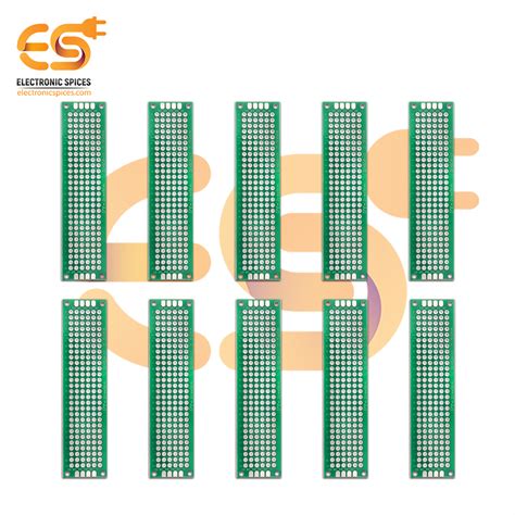 Buy 80mm X 20mm Copper Clad Printed Circuit Boards Or PCB Pack Of 10pcs