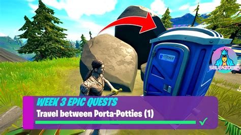 Travel Between Porta Potties Fortnite Week Epic Quests Youtube