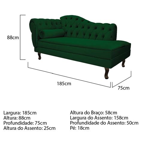 Sof Recamier Div Juliana M Lado Direito Suede Verde Recep O Luis