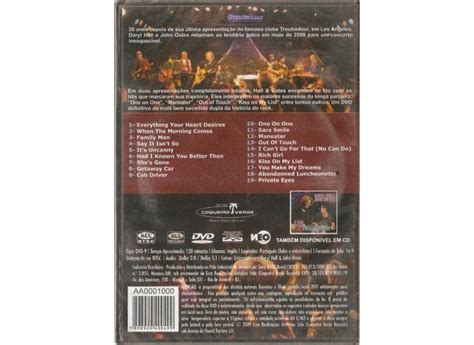 Dvd Daryl Hall John Oates Unplugged Live At Troubadour O Melhor