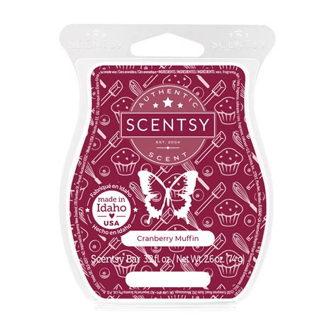 Cranberry Muffin Scentsy Wax Bar Scentsy Online Store