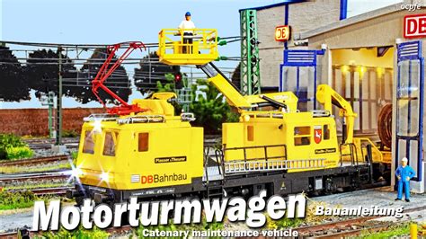 H Motorturmwagen Plasser Theurer Mtw Bauanleitung Licht Sound