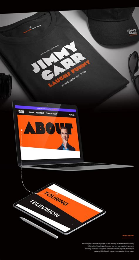 Jimmy Carr - Laughs Funny Tour on Behance