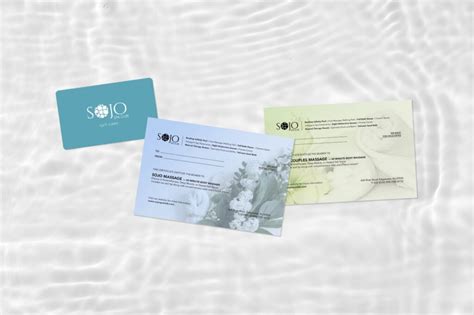 Sojo T Cards • Shop T Cards And T Certificates • Sojo Spa Club