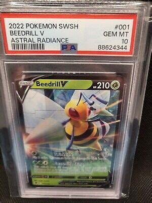 2022 Pokemon SWSH Astral Radiance Beedrill V Ultra Rare 001 189 001