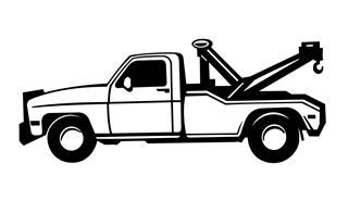 Tow Truck Silhouette at GetDrawings | Free download