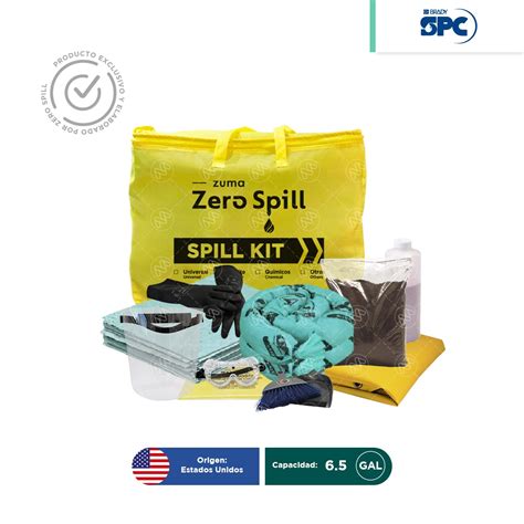 Kit Antiderrames Port Til Para Acido De Bater As Spc Gal