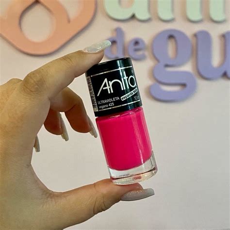 Esmalte Anita Ultravioleta Rosa Shopee Brasil