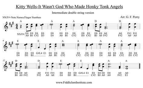 It Wasn’t God Who Made Honky Tonk Angels – Kitty Wells | Fiddle Jam Institute