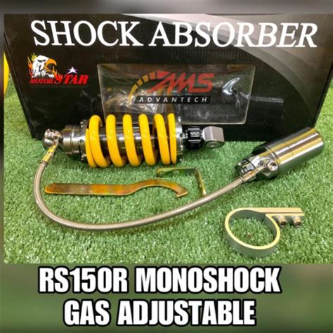 HONDA RS150R RACING STAR MONOSHOCK GAS ADJUSTABLE 225MM Shopee Malaysia