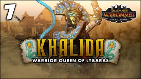 The Grudge Begins Total War Warhammer Khalida Immortal