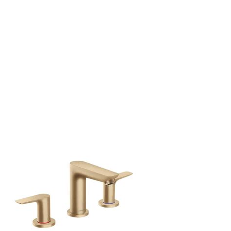 Hansgrohe Talis E 8 In Widespread 2 Handle Bathroom Faucet In Brushed