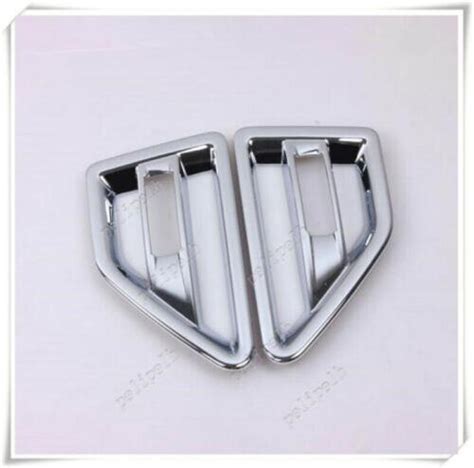 ABS Chrome Side Fender Air Vent Trim For 2008 2015 Land Rover