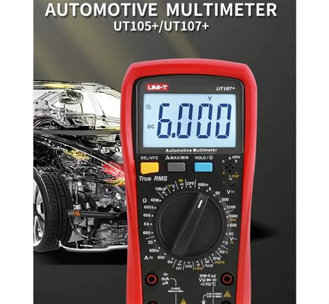 Snapklik UT107 Automobile Multimeter High Precision True RMS