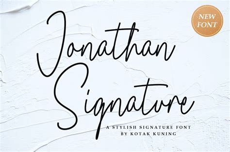 Jonathan Signature Font - FreeDaFonts