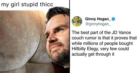 J D Vance Couch Memes Flood Social Media After Joke Tweet Sparks Wild