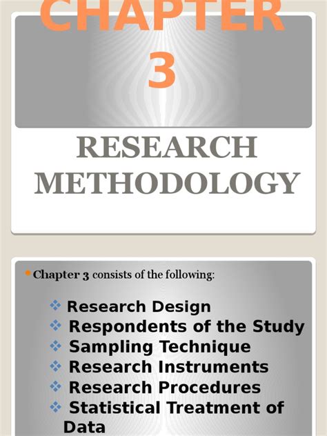 Chapter 3 | PDF | Sampling (Statistics) | Research Design