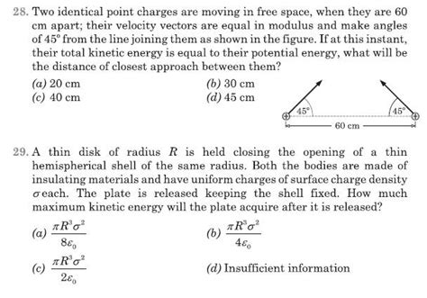 Solved Two Identical Point Charges Are Moving In Free Chegg