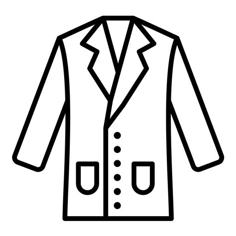 Lab Coat Vector Icon Vector Art At Vecteezy