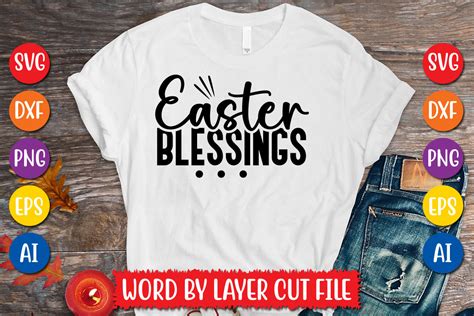 Easter Blessings Svg Design Graphic By Megasvgart · Creative Fabrica