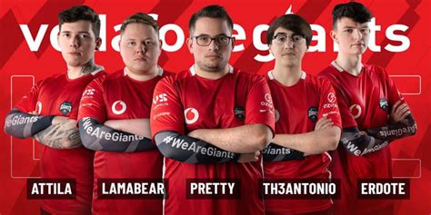 Vodafone Giants Presenta Su Equipo De League Of Legends 2020