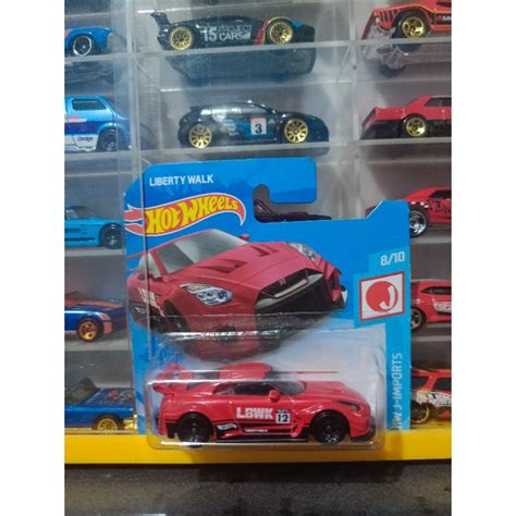 Jual Hot Wheels Liberty Walk LBWK Silhouette Works GT Nissan 35GT RR Merah Shopee Indonesia