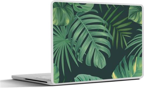 Laptop Sticker 14 Inch Jungle Patronen Tropische Planten