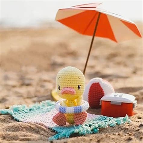 Nadar Pato Amigurumi Patr N Gratis